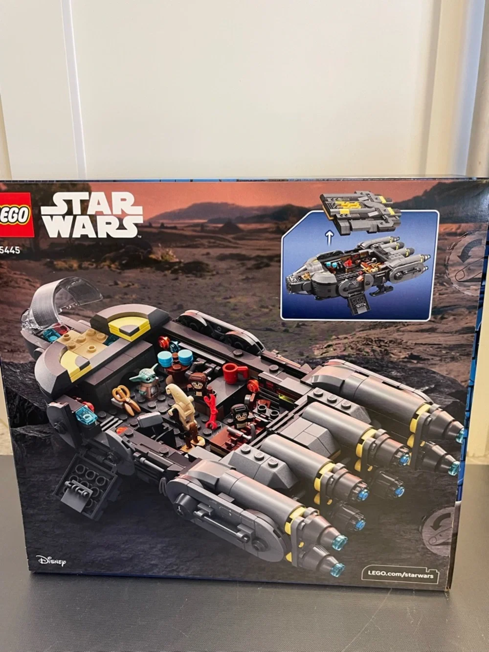 LEGO Star Wars Anzellan Starship - Gray/Yellow/Black 75445 701Pcs 9+ NIP Sealed